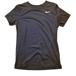 nike tee dri fit womens size small black